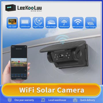 Draadloze Solar Auto Camera HD 720P met Nachtzicht & WiFi -, Verzenden, Nieuw