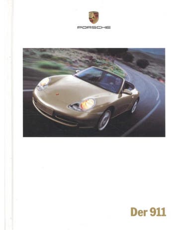 2000 PORSCHE 911 CARRERA HARDCOVER BROCHURE DUITS, Nieuw, Porsche, Author
