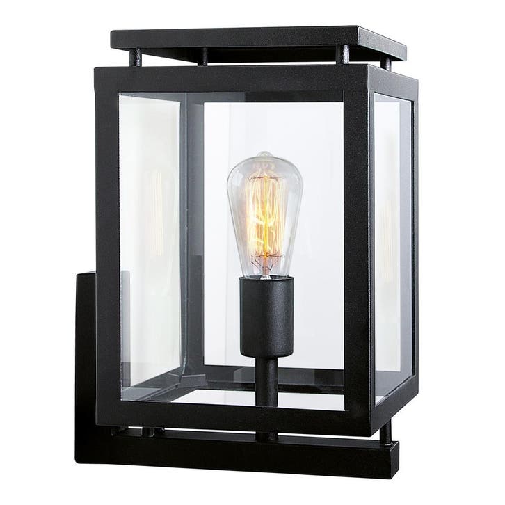 De Vecht Muurlamp Zwart met Lichtsensor LED, Tuin en Terras, Buitenverlichting, Verzenden