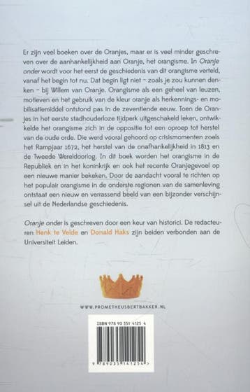 Oranje onder 9789035141254, Verzenden, Gelezen
