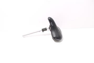 Zwart zadel | Sparta | Avenue | 25,4mm verende zadelpen, Verzenden, Nieuw