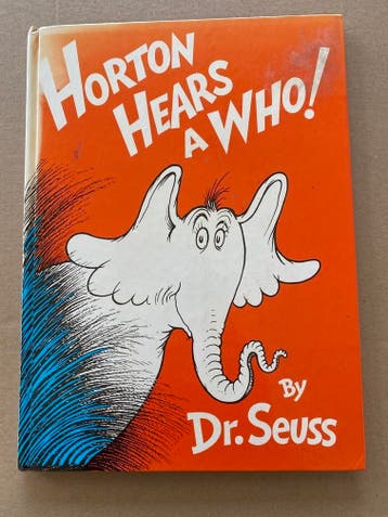 Dr. Seuss - Horton hears a Who! - vrij zeldzaam, Verzenden, Gelezen, Fictie algemeen, 5 of 6 jaar