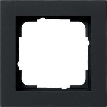 GIRA E2 Afdekraam 1 voudig Mat Zwart 021109, Ophalen of Verzenden, Nieuw