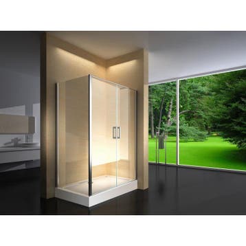 Douchecabine 120X80 Rechthoekig Argento HB- Helder Glas, Ophalen of Verzenden, Nieuw