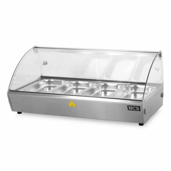 HCB Warmhoudvitrine - 4 x 1/3 gastronorm -  46 liter - 230V, Zakelijke goederen, Horeca | Keukenapparatuur, Nieuw in verpakking