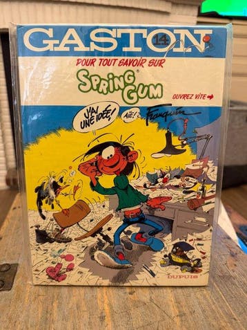 Gaston T14 - La Saga des gaffes – Édition Spring Gum - C - 1, Nieuw