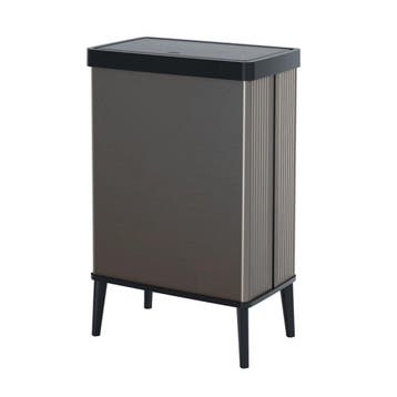 Verto High Prullenbak 54L - Push Pearl Gray, Nieuw
