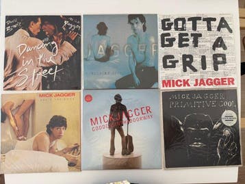 Mick Jagger - 6 x Releases - 4x Albums and 2x Maxi Singles -, Nieuw in verpakking