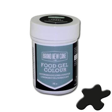 BrandNewCake Kleurstof Gel Zwart 35g, Verzenden, Nieuw
