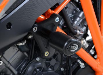 KTM 1290 Superduke GT R&G Sliders frame bescherming zwart, Ophalen of Verzenden, Nieuw