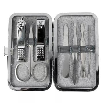 Benson 7-delige manicureset - stijlvol etui - roestvrijst..., Ophalen of Verzenden, Nieuw