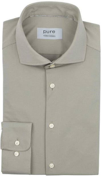 Pure Shirt Lichtbruin maat 44 Heren, Verzenden, Nieuw, Bruin, Pure