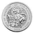 Platina Queens Beast Yale of Beaufort 1 oz 2023, Verzenden, Losse munt
