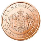 Monaco 2 Cent 2001 UNC, Verzenden