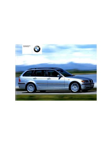 2002 BMW 3 SERIE TOURING INSTRUCTIEBOEKJE DUITS, Auto diversen, Handleidingen en Instructieboekjes