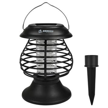 Benson Draagbare muggenlamp op zonne-energie - blauw UV-l..., Ophalen of Verzenden, Nieuw