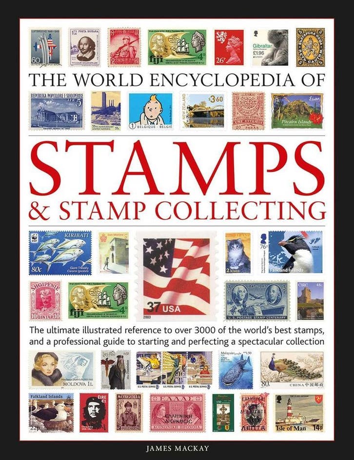 The world encyclopedia of Stamps & Stamp Collecting, Postzegels en Munten, Postzegels | Toebehoren, Catalogus, Ophalen of Verzenden