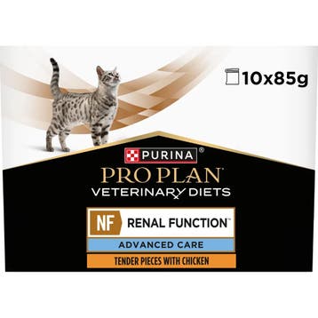 Purina Pro Plan VD NF Renal Function Kat Pouch Kip - 10 x..., Verzenden, Nieuw