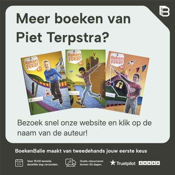 Reken Zeker 1e editie leerwerkboek / 4c - Piet Terpstra, Boeken, Verzenden, Zo goed als nieuw, Piet Terpstra