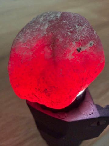 Robijn Duivenbloed-robijn! 190 ct. Mozambique Enorme,