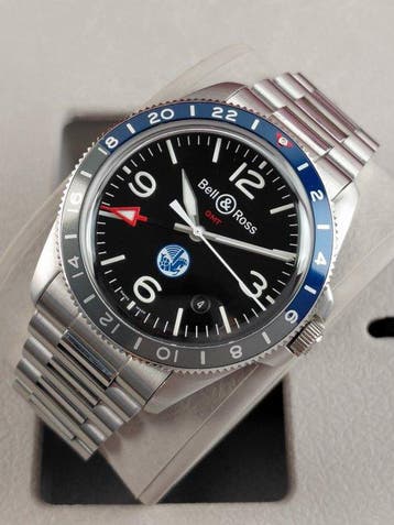 Bell & Ross - GMT - Air France - Limited Edition (467/500) -, Nieuw