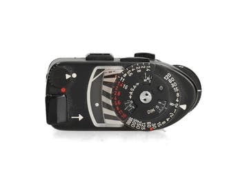 Leica-meter MR zwart - 1 jaar garantie, Ophalen of Verzenden, Zo goed als nieuw