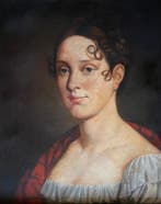 Scuola neoclassica italiana (XVIII-XIX) - Ritratto di Dama -