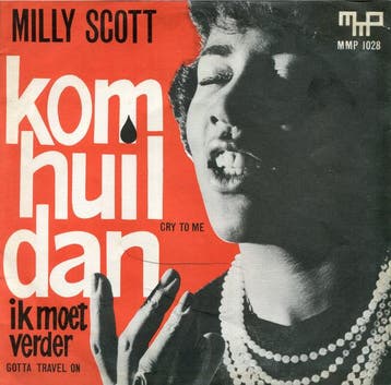 vinyl single 7 inch - Milly Scott - Kom Huil Dan / Ik Moe..., Verzenden, Zo goed als nieuw, 7 inch, Pop