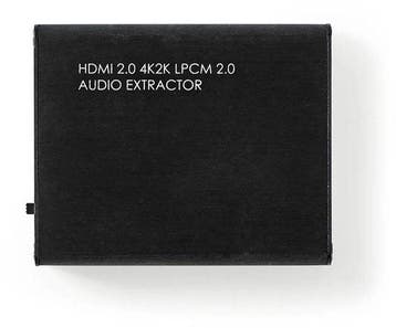 Nedis HDMI-Extractor - HDMI Input - HDMI Output / TosLink Fe, Verzenden, Zo goed als nieuw