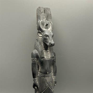 Replica van het oude Egyptische Beeld van Hathor, de