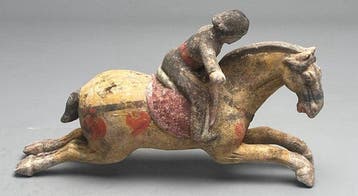 Oud Chinees, Tang-dynastie 618–907, beschilderd aardewerk