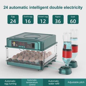 Automatische Broedmachine voor 9-48 Eieren met Constante Tem, Verzenden, Nieuw