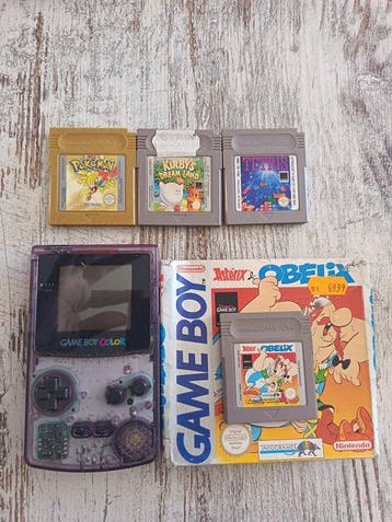 Nintendo - Gameboy Color - Videogameconsole + games, Nieuw