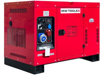 Diesel generator 13kW 1x230 V +15kW 3x400 V  MW Tools, Ophalen of Verzenden