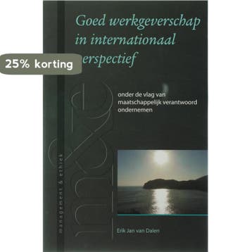 Goed werkgeverschap in internationaal perspectief /, Verzenden, Zo goed als nieuw, E.J. van Dalen
