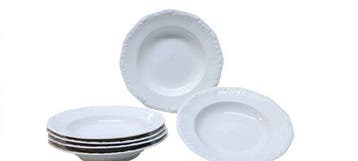 Rosenthal - Bord (6) - Maria weiß - Beenderporselein - Als, Antiek en Kunst