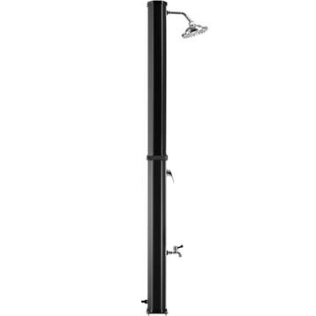 Zonnedouche Ofanto 35 l - zwart/zilver, met beschermhoes/met, Verzenden, Nieuw