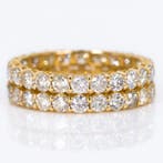 Zonder minimumprijs - Ring - 14 karaat Geel goud - 3.14ct., Nieuw
