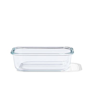 HEMA Voorraadbakje maat M 630ml glas zonder deksel, Verzenden, Nieuw