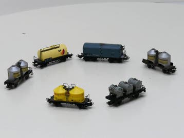 Schaal H0 Märklin 4759 Silowagen, 2 x 4511 Silowagon Bra.., Hobby en Vrije tijd, Ophalen of Verzenden, Gebruikt, Märklin, Analoog
