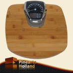 Luxe Bamboe personenweegschaal met 2 Weegindicators 180Kg, Ophalen of Verzenden, Nieuw, Overige typen, 100 tot 200 kg