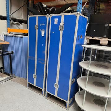 Grote flightcase koffers opbergkisten afm 191x61,5x49,5 cm, Muziek en Instrumenten, Behuizingen en Koffers, Ophalen of Verzenden
