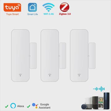 Slimme Deur Sensor - WiFi & Zigbee Contactmelder voor Smart, Verzenden, Nieuw