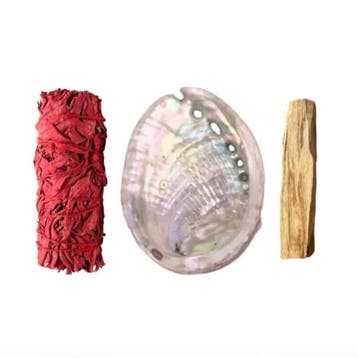 Spirituele set voor Rituaal smudge van Salie Dragonbloed -, Nieuw