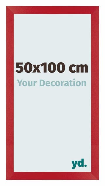 Fotolijst 50x100 cm - Rood - MDF - Mura, Verzenden, Nieuw