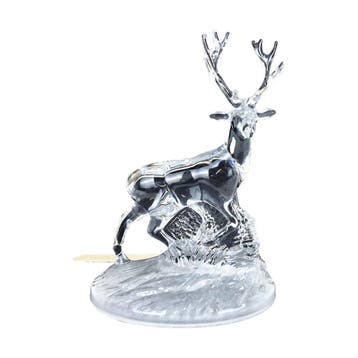 Crystal dArques - Loodkristallen sculptuur van een Hert, Ophalen of Verzenden, Nieuw