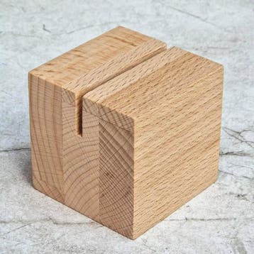 HOCHO Beukenhouten Kaartenhouder 60x60x60 mm – Perfect vo., Ophalen of Verzenden, Nieuw