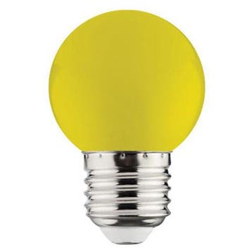 LED Lamp - Romba - Geel Gekleurd - E27 Fitting - 1W, Ophalen of Verzenden, Nieuw, Overige materialen, Overige fittingen