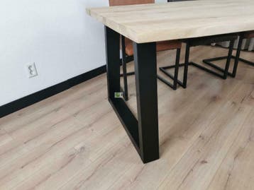 Eiken Boomstam tafel op maat gemaakt GRATIS BEZORGD, Overige houtsoorten, 50 tot 100 cm, Vijf personen of meer, Overige vormen