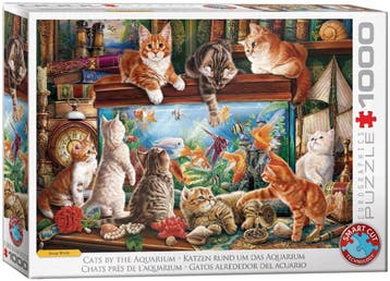 Cats by Aquarium Puzzel (1000 stukjes) | Eurographics -, Verzenden, Nieuw